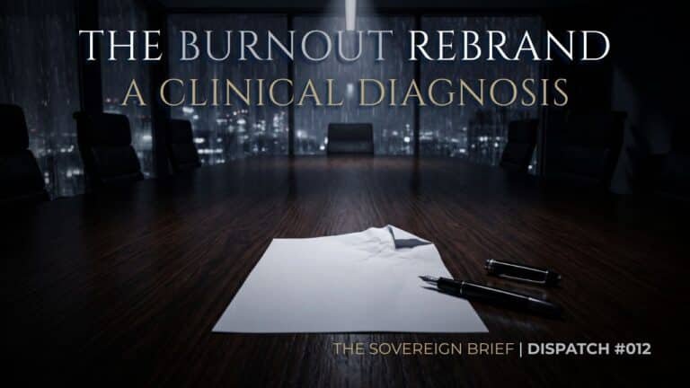 Executive burnout recovery